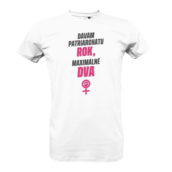 100% BIO tričko "Dávám patriarchátu rok" - pánské