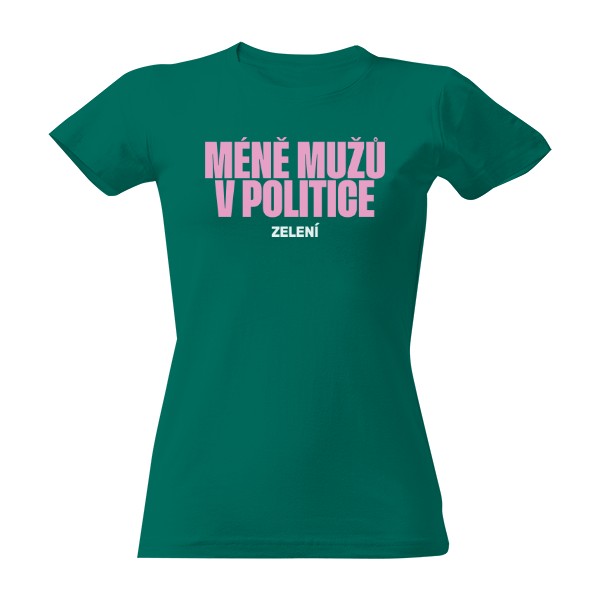 Méně mužů v politice, dámské