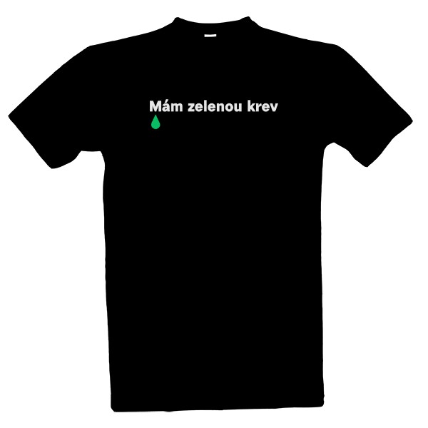 Zelená krev, černé, pánské